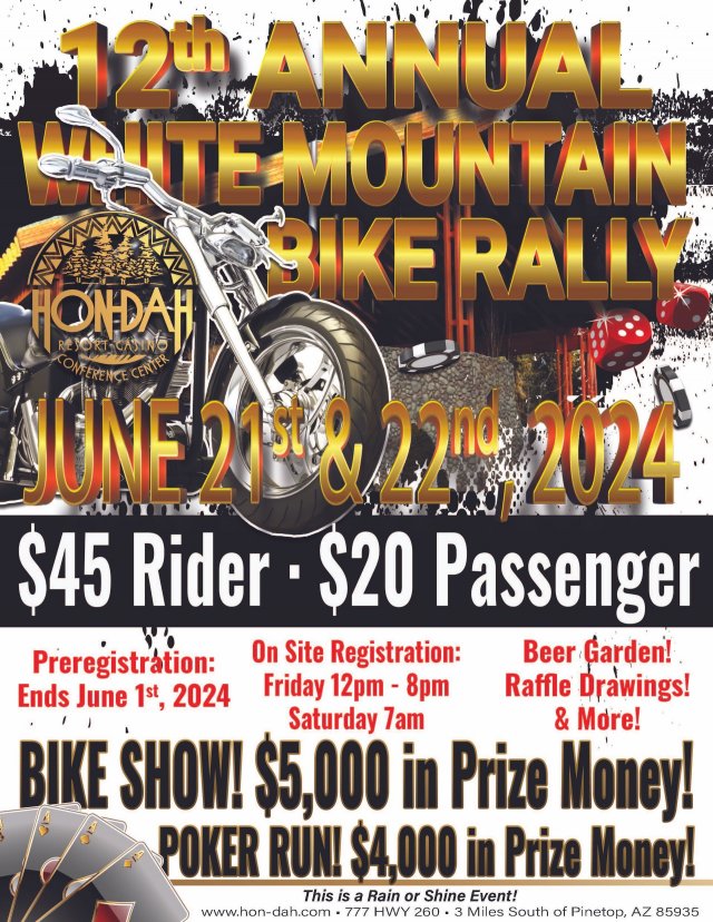 12th Annual White Mountain Bike Rally