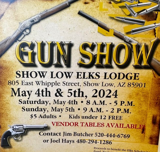 Show Low Elks Lodge Gun Show